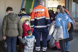 Malteser engagieren sich für geflüchtete Kinder aus der Ukraine. Foto: Malteser