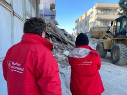 Malteser International arbeitet vor Ort mit dem Türkischen Roten Kreuz zusammen. Foto: Katharina Kiecol für Malteser International